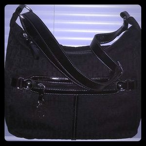 Black on Black monogram Giani Berini Handbag